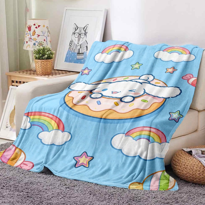 Selimut Sanrio Lucu Cinnamorol - Christmas Throw Blanket ulasan dan harga