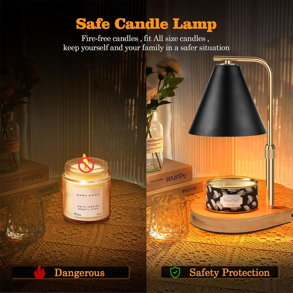 Lampu Pemanas Lilin Hitam deng - Holiday Candle Set ulasan dan harga
