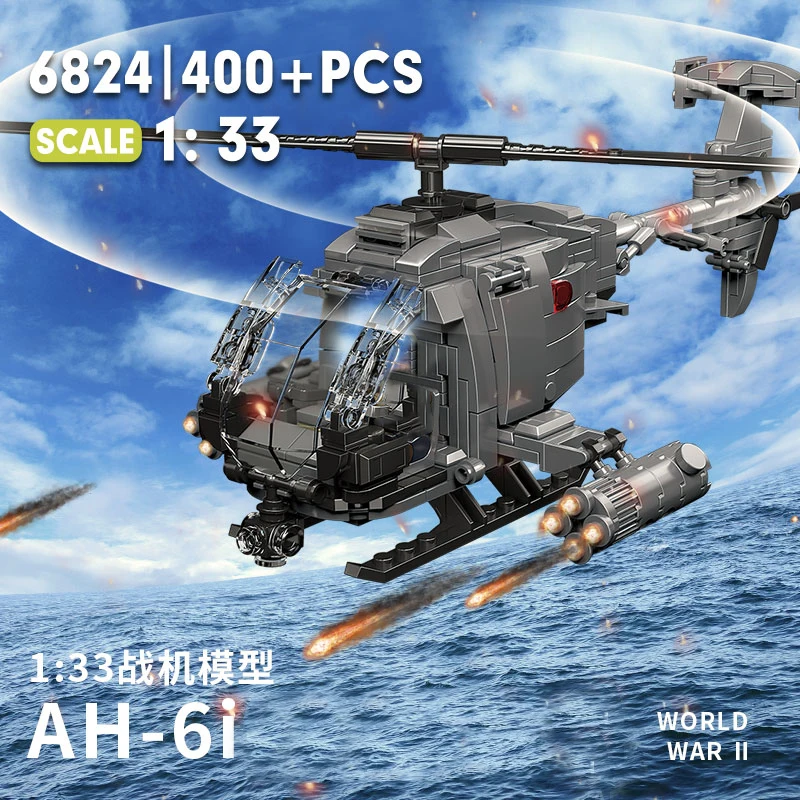 Model Helikopter Tempur AH-6i  - Lego Set Creator ulasan dan harga