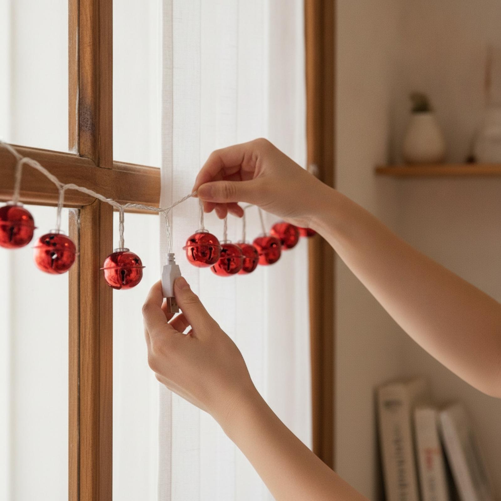 Lampu Hias Natal Bentuk Loncen - Led Fairy String Lights ulasan dan harga